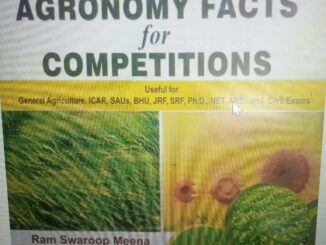 Agronomy Facts for Competition