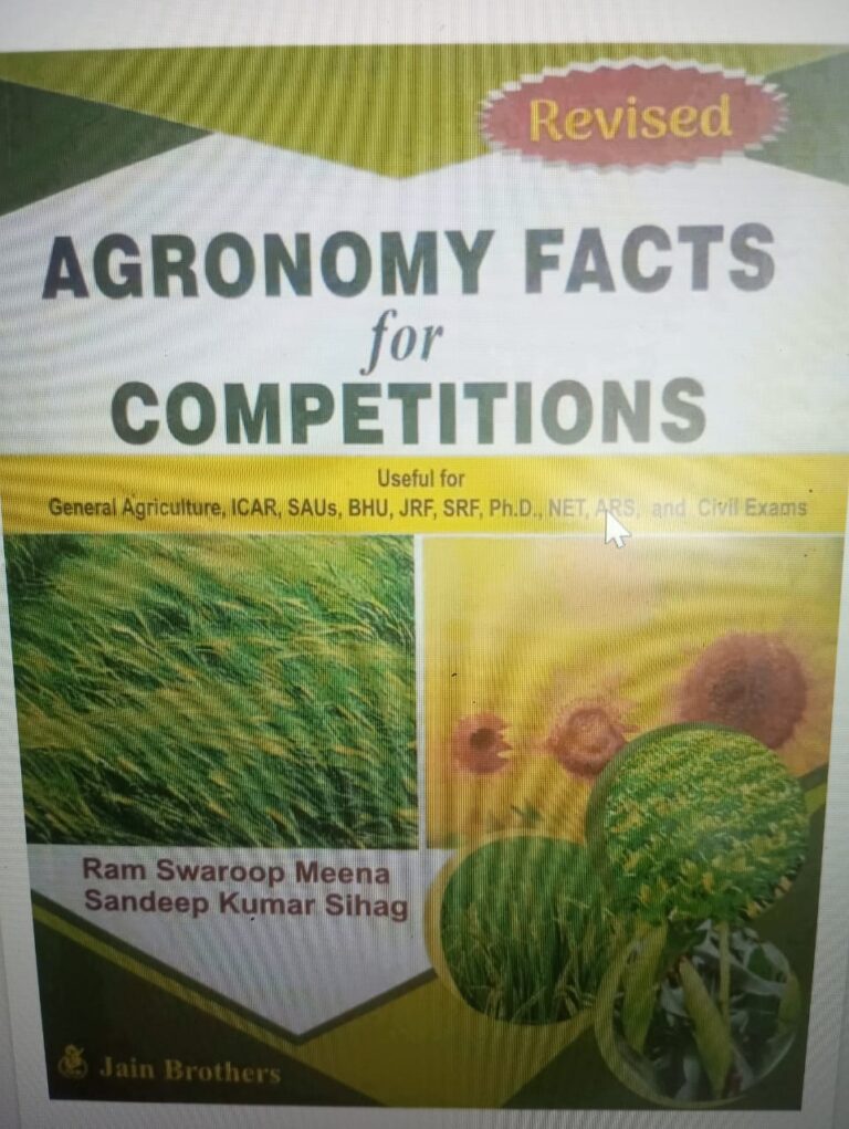 Agronomy Facts for Competition