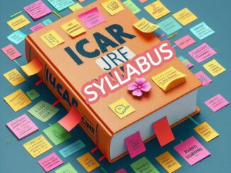 ICAR JRF SYLLABUS